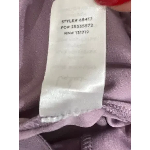 LULUS Lilac V-Neck Waist Cutout Jumpsuit S EUC Pastel Event - Picture 6 of 6